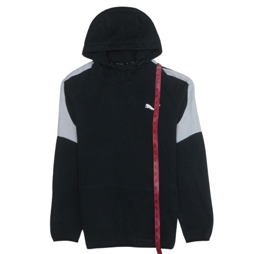 Mens UK Size L Puma Black Pullover Hoodie