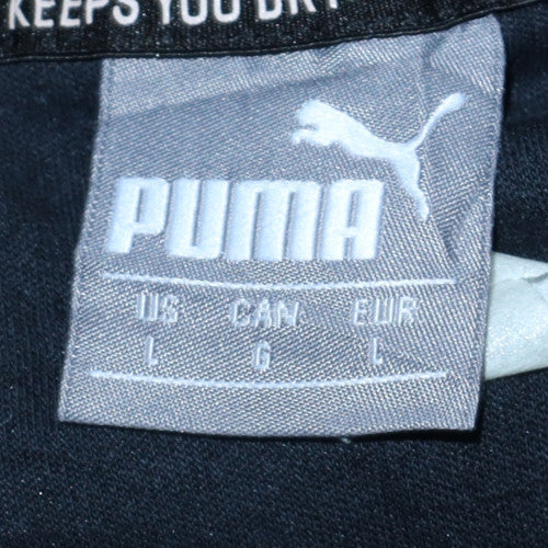 Mens UK Size L Puma Black Pullover Hoodie