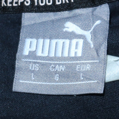 Mens UK Size L Puma Black Pullover Hoodie