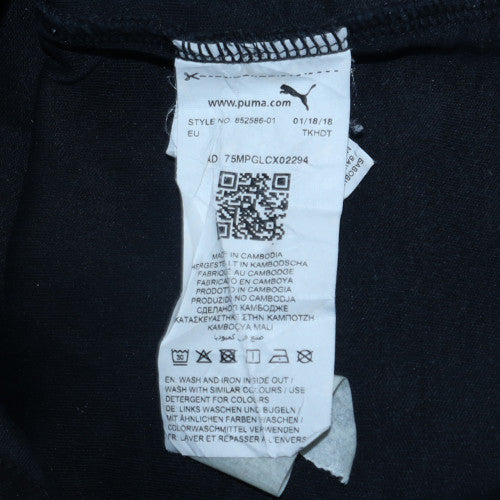 Mens UK Size L Puma Black Pullover Hoodie