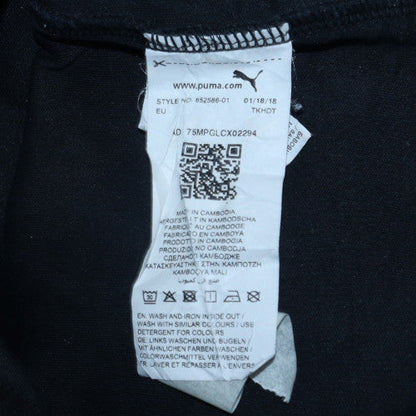 Mens UK Size L Puma Black Pullover Hoodie