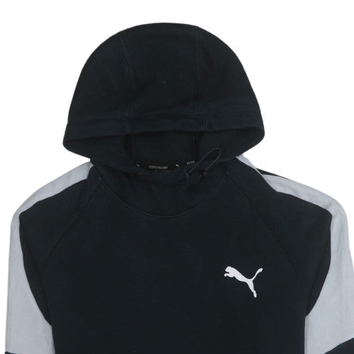 Mens UK Size L Puma Black Pullover Hoodie