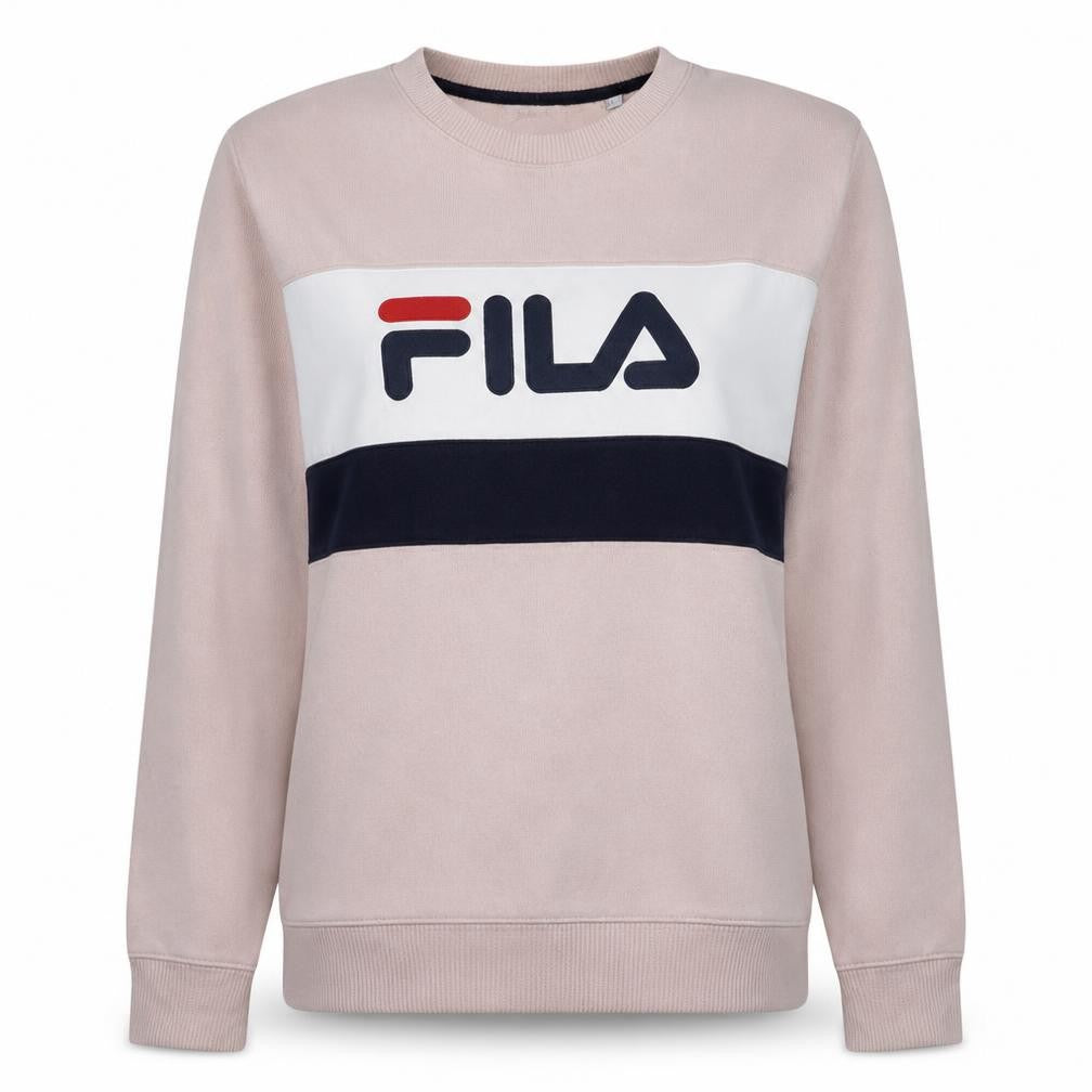 Womens UK Size M Fila Pink Pullover Sweatshirt