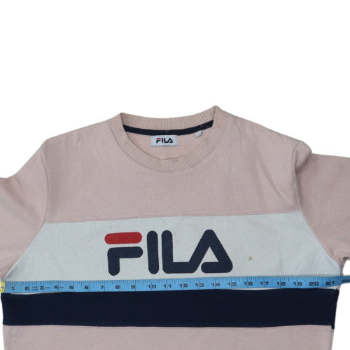 Womens UK Size M Fila Pink Pullover Sweatshirt
