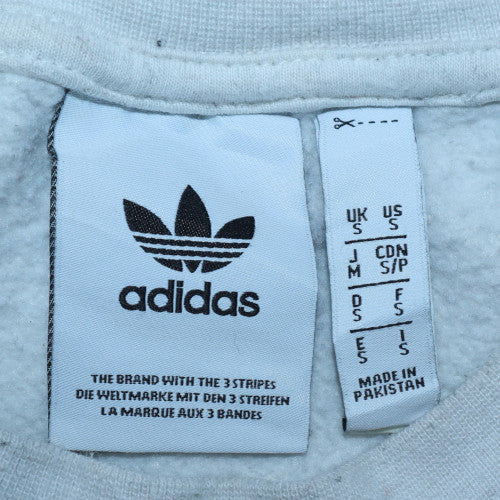 Mens UK Size S adidas Grey Pullover Sweatshirt