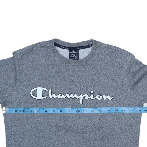 Mens UK Size XS Champion Grey Pullover Sweatshirt