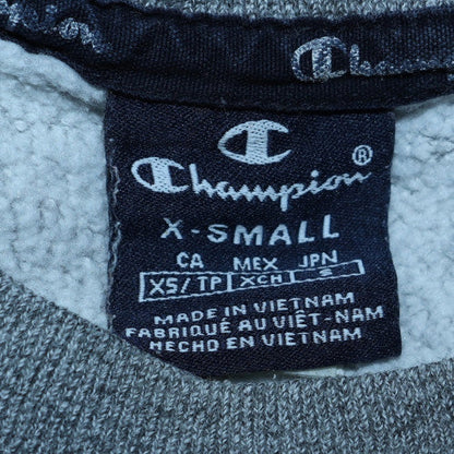 Mens UK Size XS Champion Grey Pullover Sweatshirt
