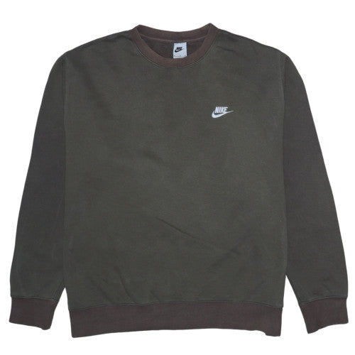 Mens UK Size XL Nike Green Pullover Sweatshirt