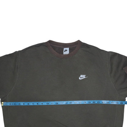 Mens UK Size XL Nike Green Pullover Sweatshirt