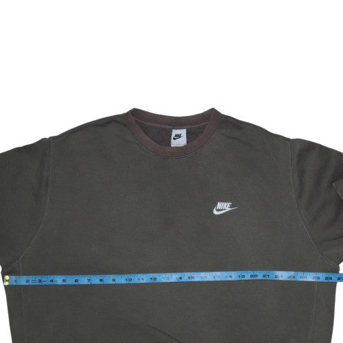Mens UK Size XL Nike Green Pullover Sweatshirt