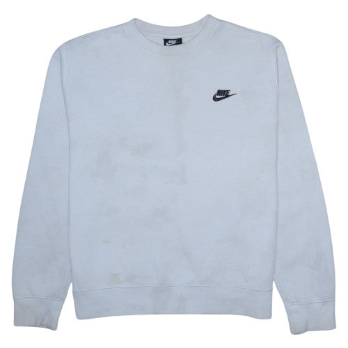 Womens UK Size M Nike Grey Pullover Sweatshirt