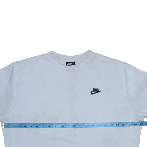 Womens UK Size M Nike Grey Pullover Sweatshirt