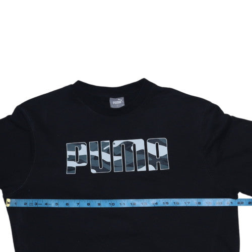 Mens UK Size S Puma Black Pullover Sweatshirt