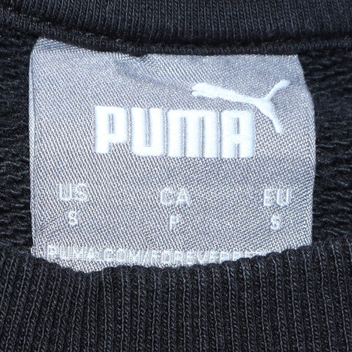 Mens UK Size S Puma Black Pullover Sweatshirt