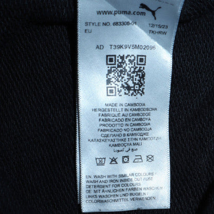 Mens UK Size S Puma Black Pullover Sweatshirt