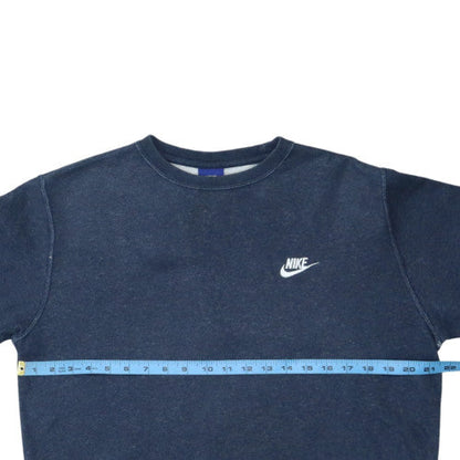 Mens UK Size M Nike Blue Pullover Sweatshirt
