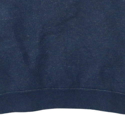Mens UK Size M Nike Blue Pullover Sweatshirt