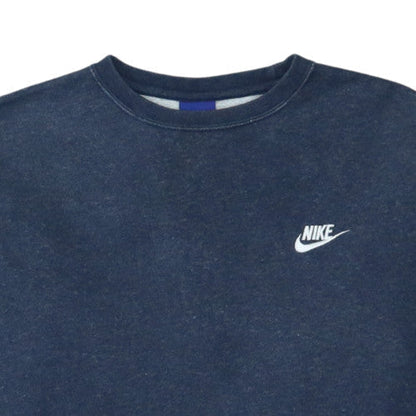 Mens UK Size M Nike Blue Pullover Sweatshirt