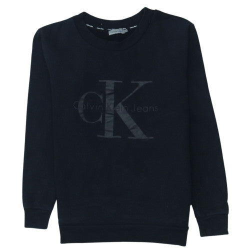 Mens UK Size XS Calvin Klein Jeans Black Pullover Sweatshirt