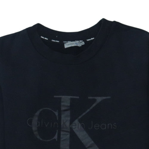 Mens UK Size XS Calvin Klein Jeans Black Pullover Sweatshirt