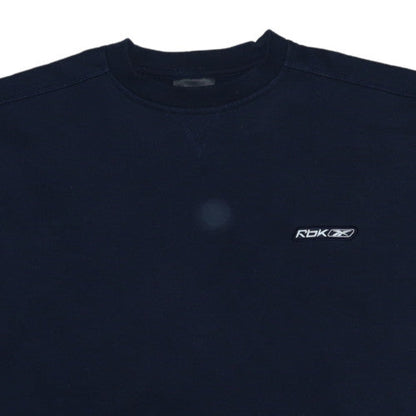 Mens UK Size L Reebok Blue Pullover Sweatshirt
