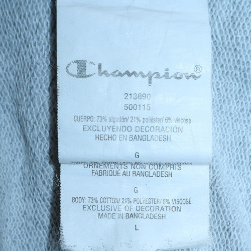 Mens UK Size L Champion Grey Pullover Sweatshirt