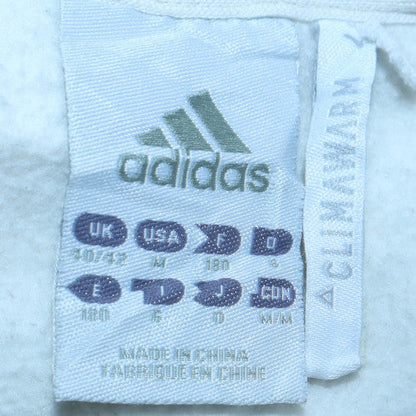 Mens UK Size M Adidas White Pullover Sweatshirt