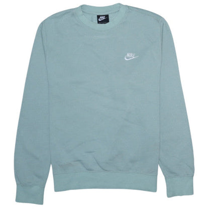 Womens UK Size S Nike Blue Pullover Sweatshirt