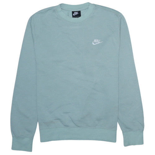 Womens UK Size S Nike Blue Pullover Sweatshirt
