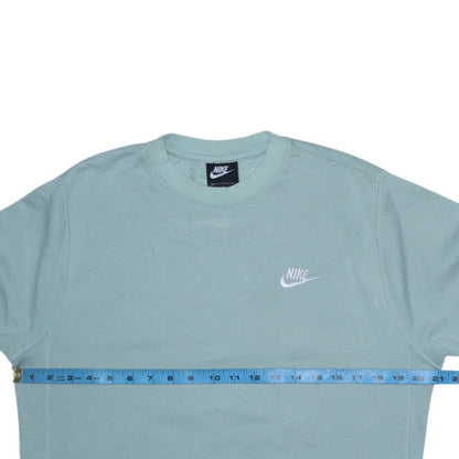 Womens UK Size S Nike Blue Pullover Sweatshirt