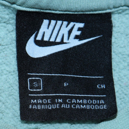 Womens UK Size S Nike Blue Pullover Sweatshirt