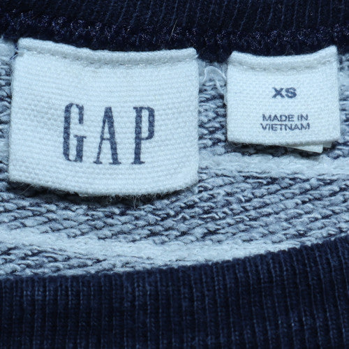 Womens UK Size XS GAP Blue Pullover Sweatshirt