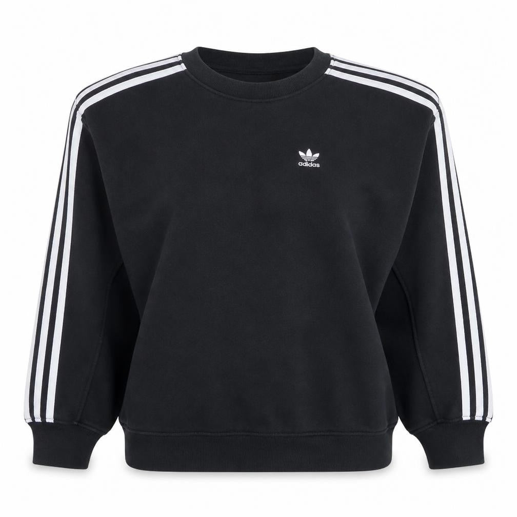 Womens UK Size XS Adidas Black Pullover Sweatshirt