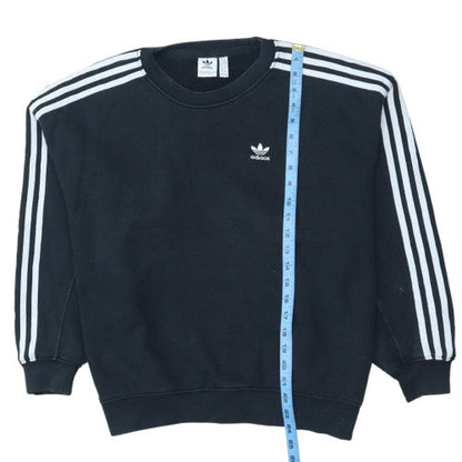 Womens UK Size XS Adidas Black Pullover Sweatshirt