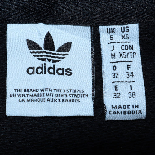 Womens UK Size XS Adidas Black Pullover Sweatshirt