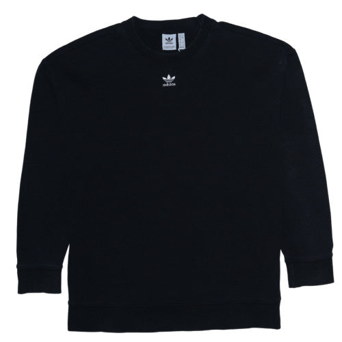 Womens UK Size 12 Adidas Black Pullover Sweatshirt