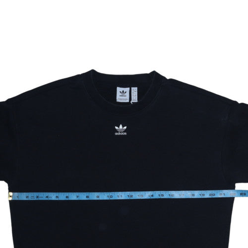 Womens UK Size 12 Adidas Black Pullover Sweatshirt