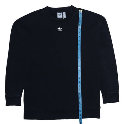 Womens UK Size 12 Adidas Black Pullover Sweatshirt