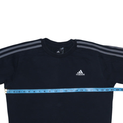 Mens UK Size S Adidas Black Pullover Sweatshirt