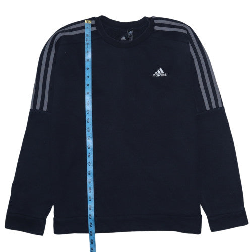 Mens UK Size S Adidas Black Pullover Sweatshirt