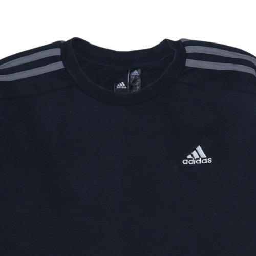 Mens UK Size S Adidas Black Pullover Sweatshirt
