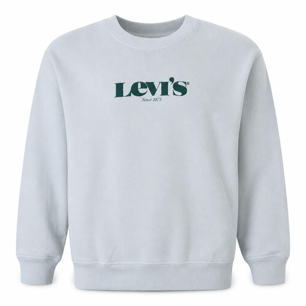 Mens UK Size M Levi's White Pullover Sweatshirt