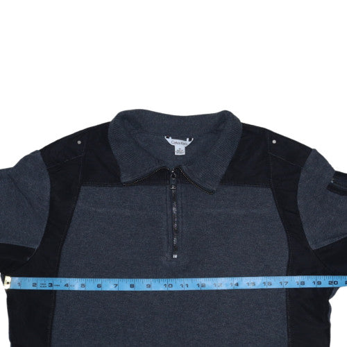 Mens UK Size M Calvin Klein Grey Henley Sweatshirt