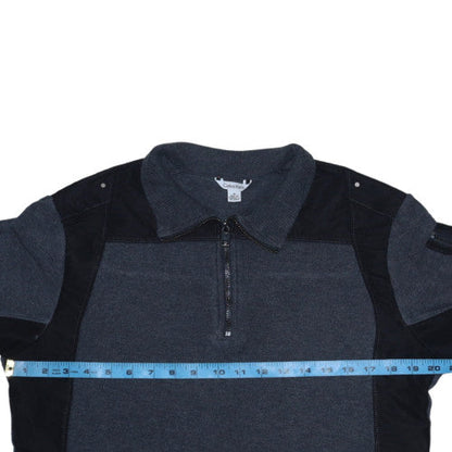 Mens UK Size M Calvin Klein Grey Henley Sweatshirt