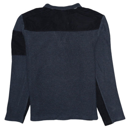 Mens UK Size M Calvin Klein Grey Henley Sweatshirt