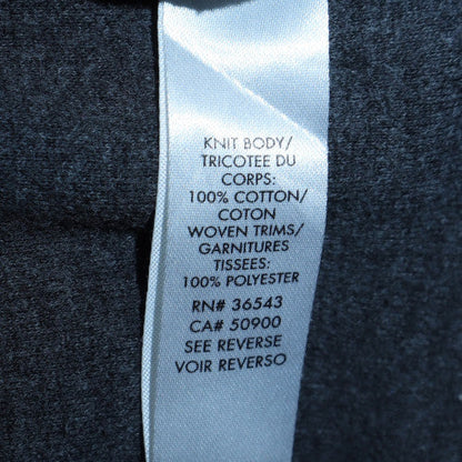 Mens UK Size M Calvin Klein Grey Henley Sweatshirt