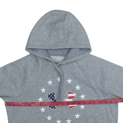 Mens UK Size M Under Armour Grey Pullover Hoodie