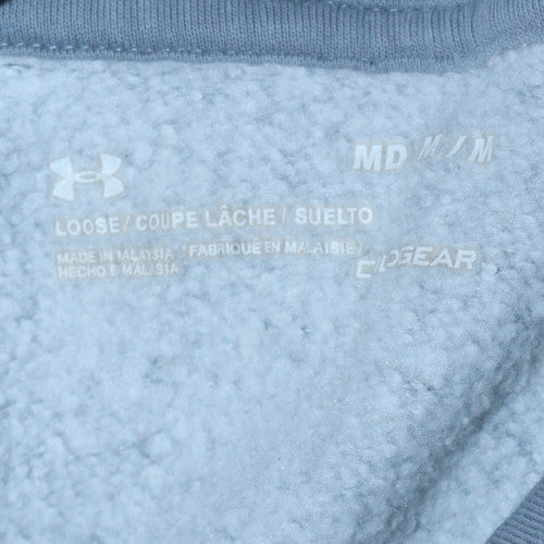 Mens UK Size M Under Armour Grey Pullover Hoodie