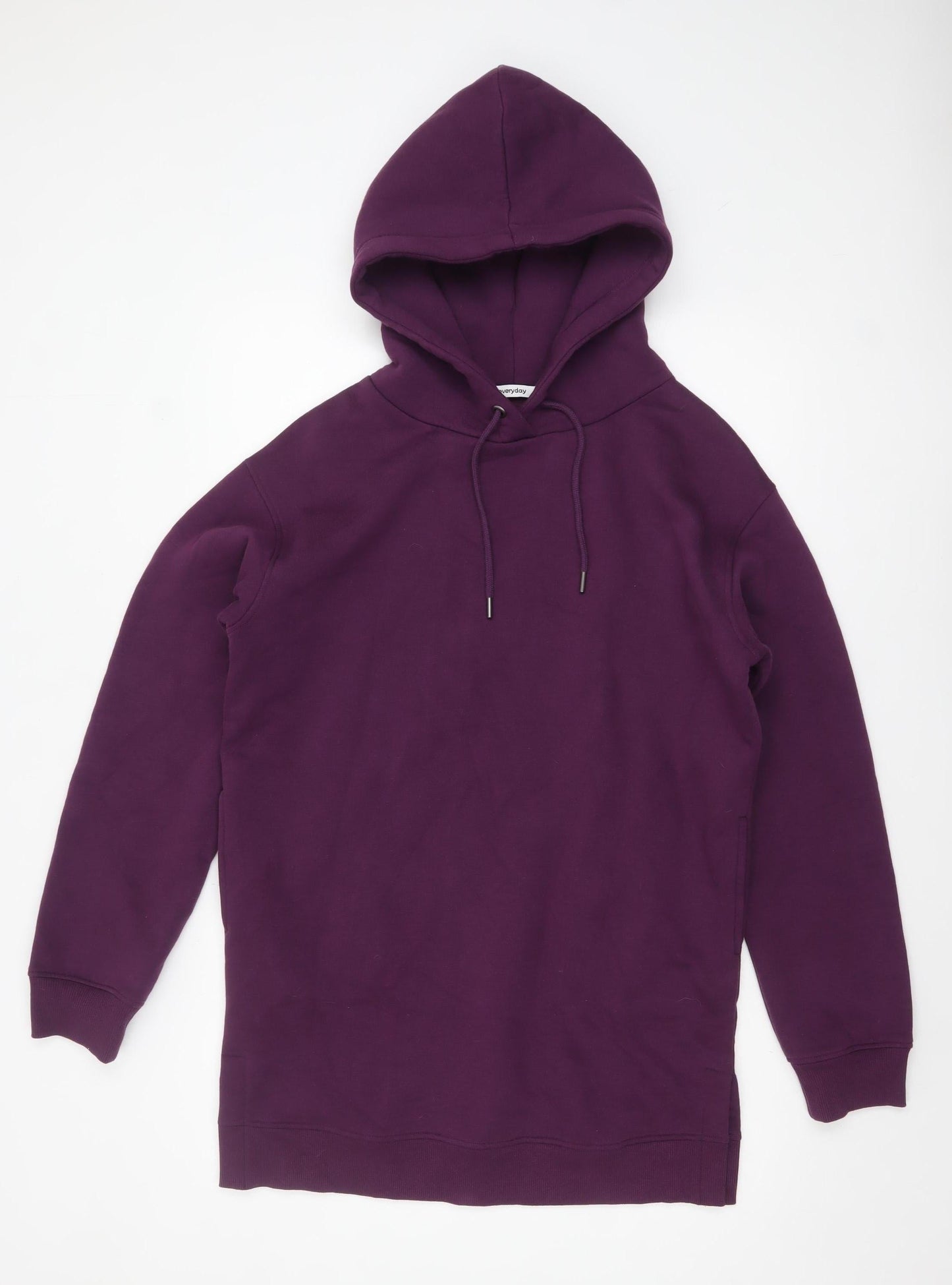 Womens UK Size 8 Everyday Purple Pullover Hoodie