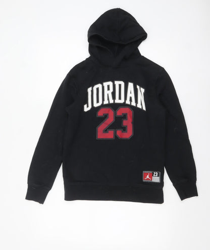 Boys UK Size 12-13 Years Jordan Black Pullover Hoodie